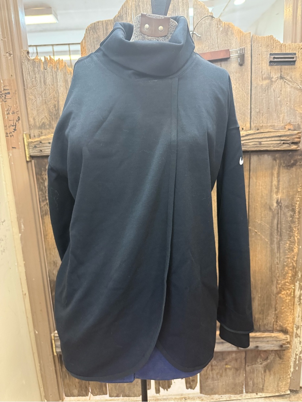 Nike Black Women’s Cowl Neck Pullover Sweater